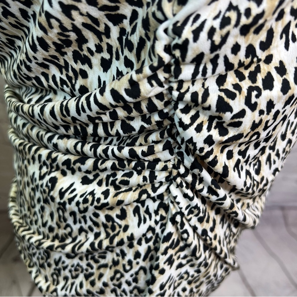 WHBM Animal Print Shell Top Large - Picture 4 of 8
